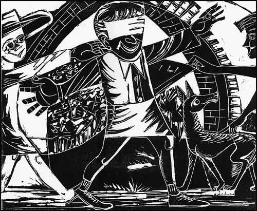 Blind Man's Bluff (lithocut, 2005)