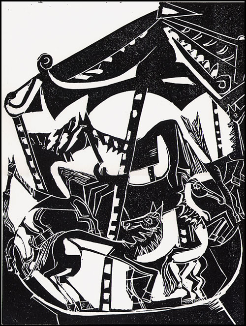 Carousel (lithograph, 2005)